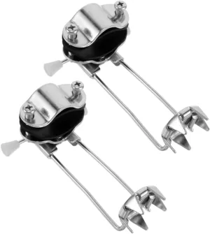 2pcs Snow Crampons for Canes Crutches Walking Sticks Heavy Duty - Attachment Easy Installation for Hiking Mountaineering and Safety