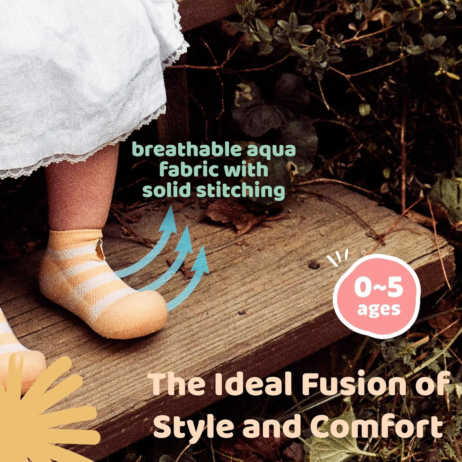 3.5 Baby Sock Shoes for Baby Boy & Girl, Soft, Non-Slip Toddler Sock Shoes, Breathable Infant Walking Shoes, First Steps Baby Shoes, Fun Animal-Themed Designs, Easy to Put On