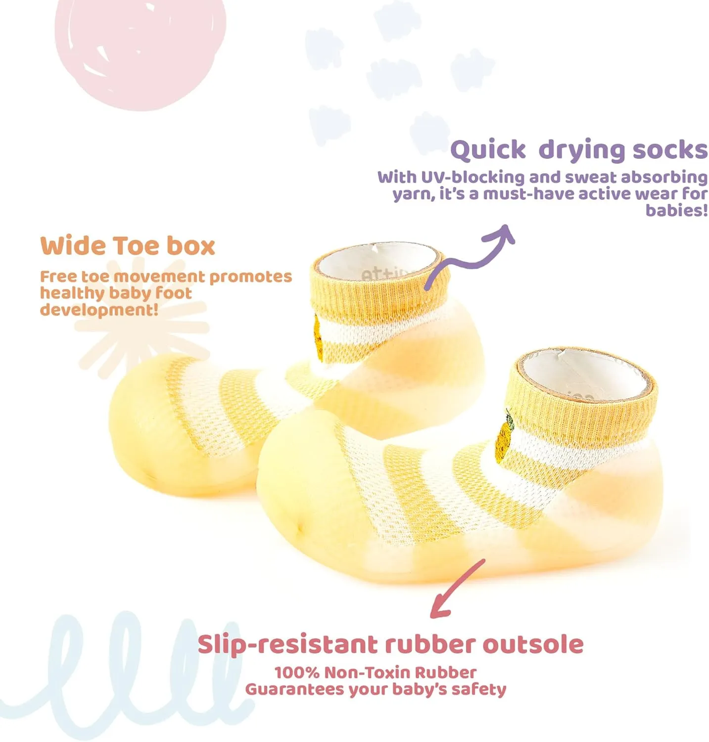 3.5 Baby Sock Shoes for Baby Boy & Girl, Soft, Non-Slip Toddler Sock Shoes, Breathable Infant Walking Shoes, First Steps Baby Shoes, Fun Animal-Themed Designs, Easy to Put On