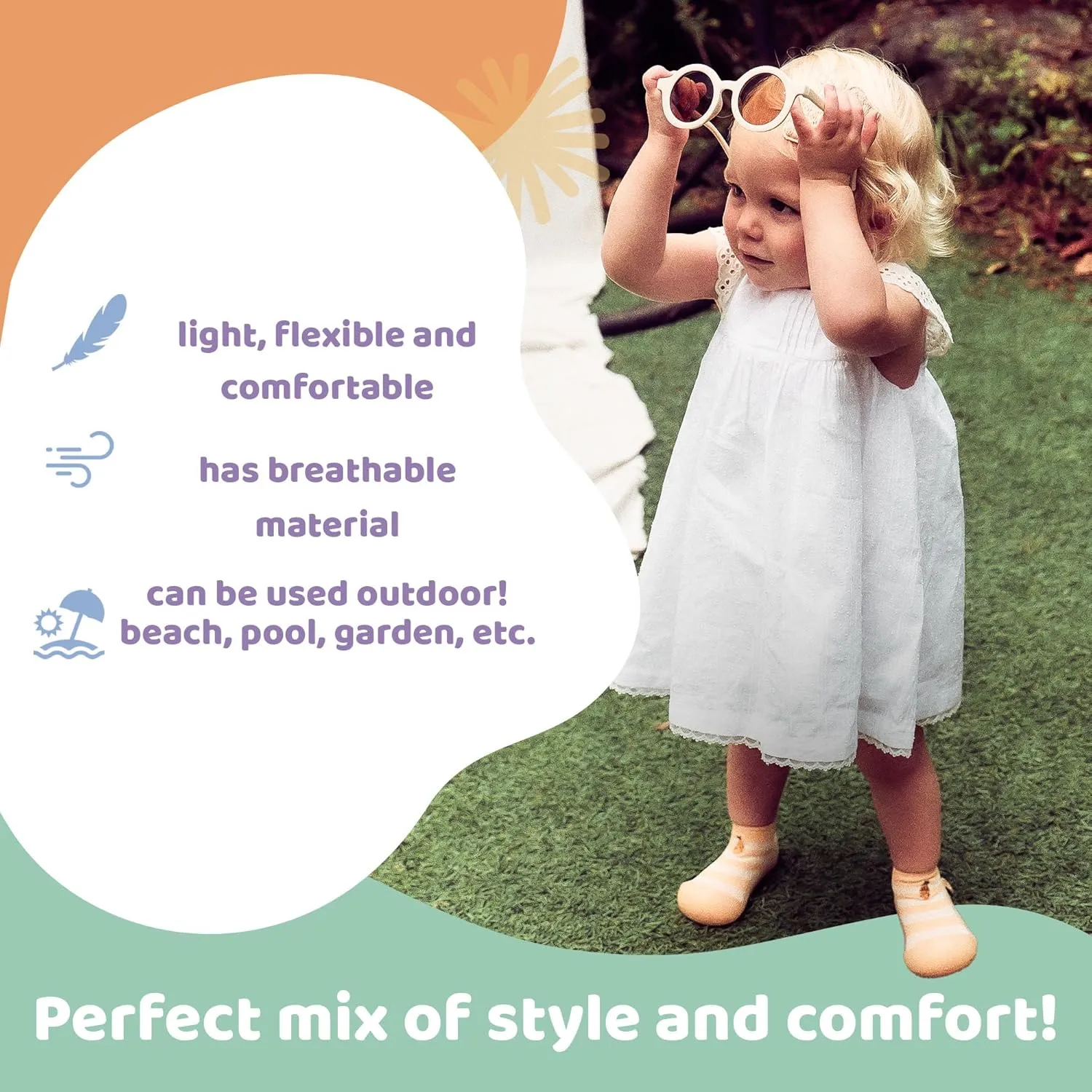 3.5 Baby Sock Shoes for Baby Boy & Girl, Soft, Non-Slip Toddler Sock Shoes, Breathable Infant Walking Shoes, First Steps Baby Shoes, Fun Animal-Themed Designs, Easy to Put On