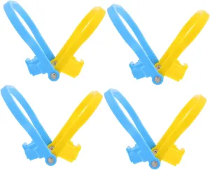 4pcs Heavy-Duty Water Jug Lift Handle Ergonomic Non- Grip for Easy Carrying for Outdoor Camping and Hydration Needs Compatible Water Containers