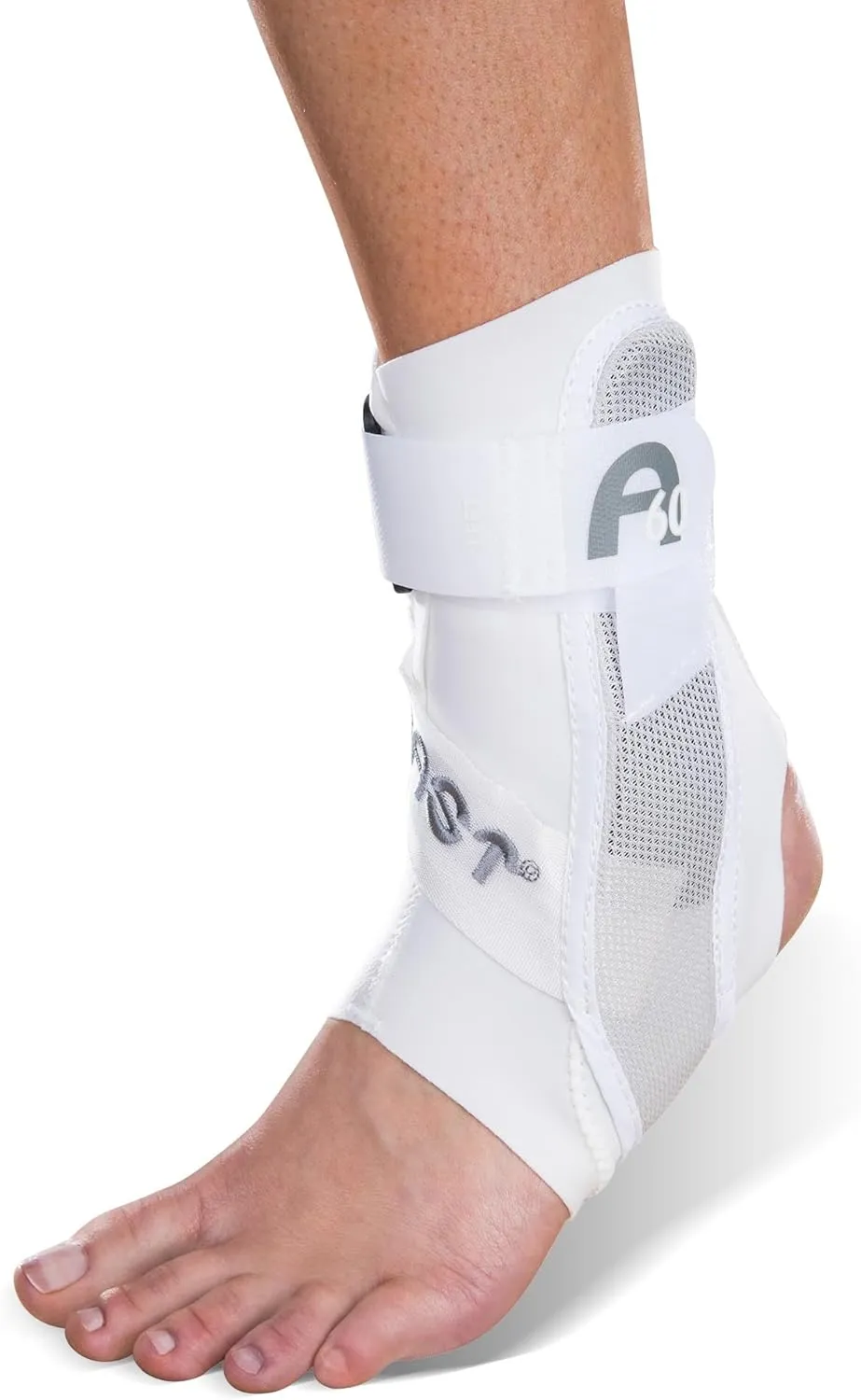 Aircast A60 Ankle Support Brace, Right Foot, White, Medium (Shoe Size: Men's 7.5-11.5 / Women's 9-13)
