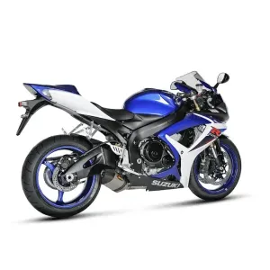 Akrapovič Suzuki GSXR 600 / GSXR 750 Carbon Fiber Slip-On Exhaust | 2006-2007