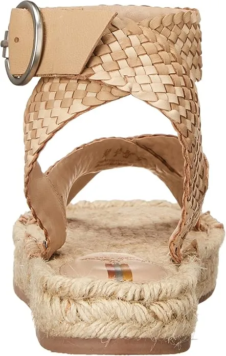 Ankle Toe Heeled Vibrant Edelman Dakota Excellent customer service Sam Strap Sandals Natural Squared Wedge Open