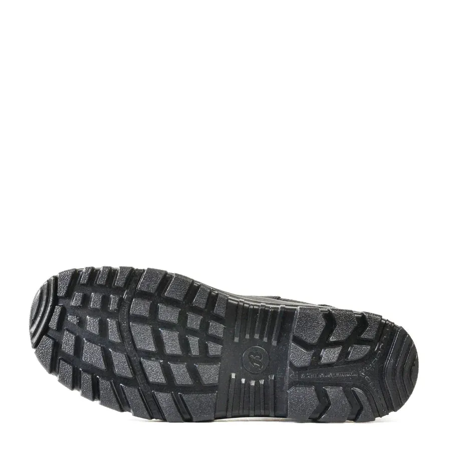 Bata Hercules Elastic Side Steel Cap Safety Boot, Black - 705-60514