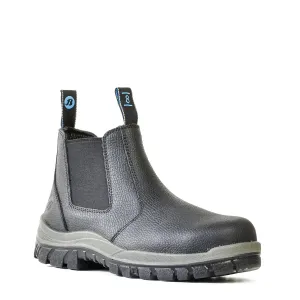 Bata Hercules Elastic Side Steel Cap Safety Boot, Black - 705-60514