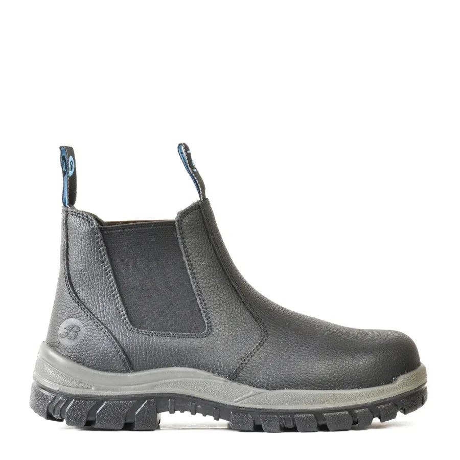 Bata Hercules Elastic Side Steel Cap Safety Boot, Black - 705-60514