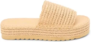 BEACH by Matisse Womens Del Mar Espadrille Platform Casual Sandals Casual Low Heel 1-2" - Black