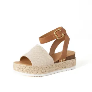 Beige Beige Sandals, Toe (6, Ankle Topic Limited quantity  Tan Tan) Soda Strap Open Cost-effective