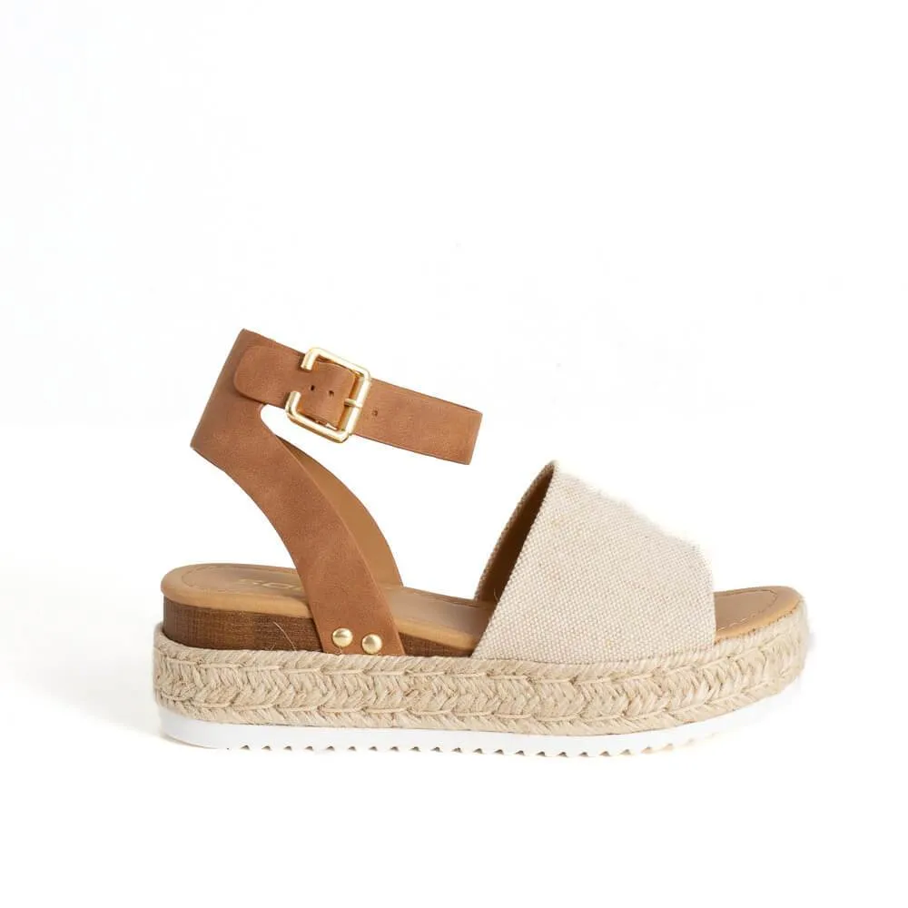 Beige Beige Sandals, Toe (6, Ankle Topic Limited quantity  Tan Tan) Soda Strap Open Cost-effective