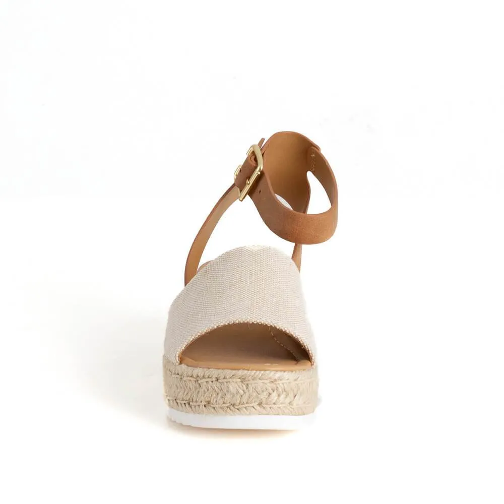 Beige Beige Sandals, Toe (6, Ankle Topic Limited quantity  Tan Tan) Soda Strap Open Cost-effective