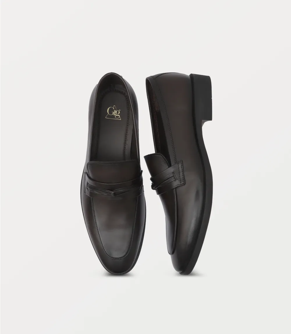 BM6746-COFFEE-Men Slip On