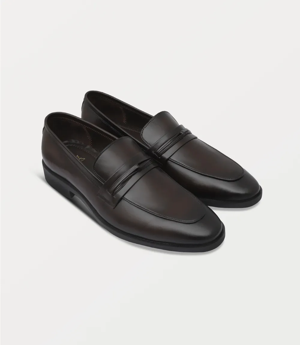 BM6746-COFFEE-Men Slip On