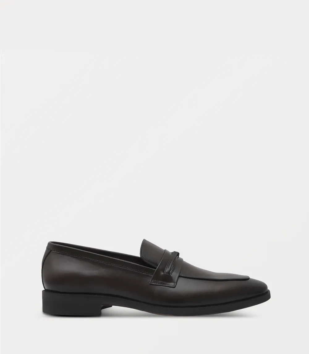 BM6746-COFFEE-Men Slip On