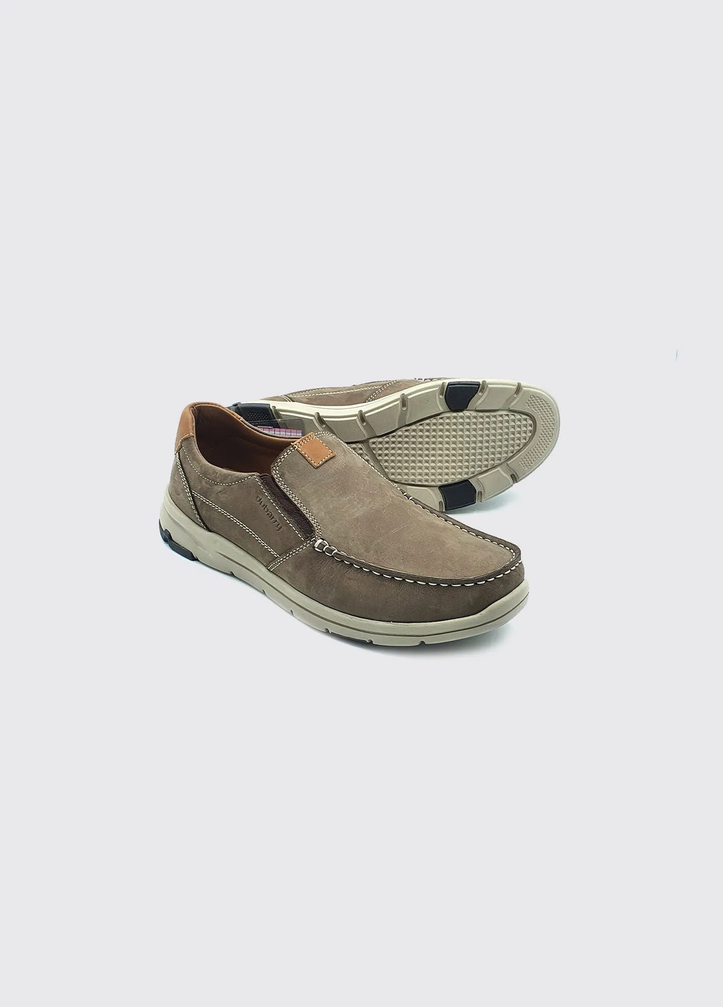 Boston Slip on Moccasin - Pebble