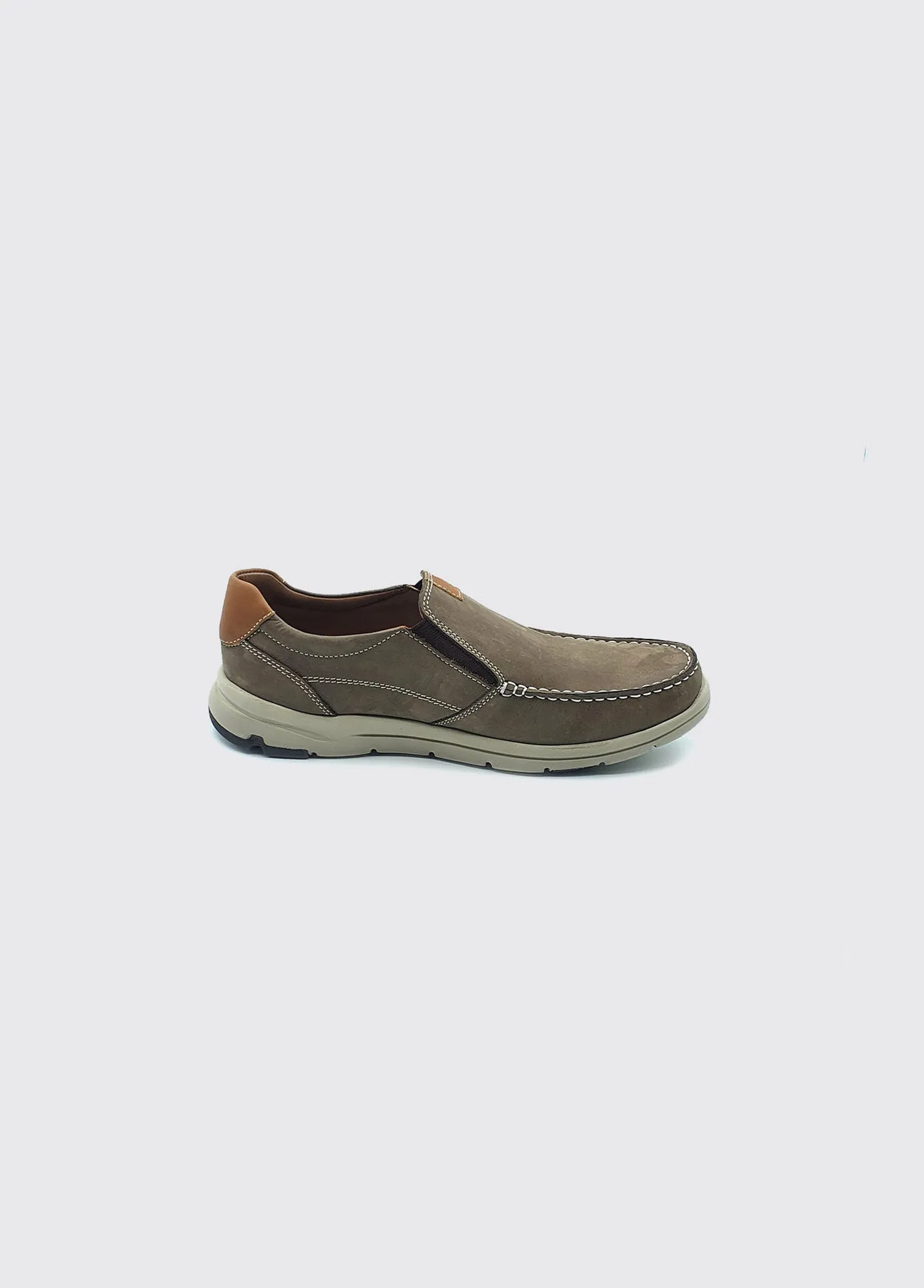 Boston Slip on Moccasin - Pebble