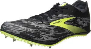 Brooks Men's ELMN8 v5 Running Shoe, Black Grey Nightlife, 7.5 UK