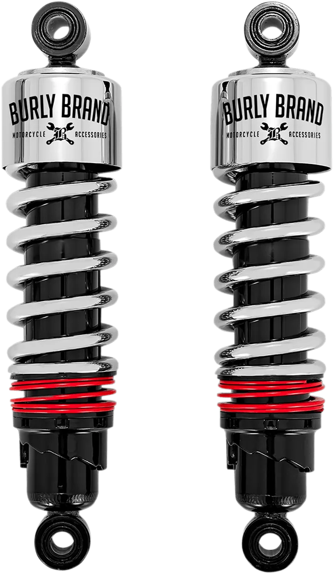 Burly Brand B28-1205B Slammer Plus Shocks - Black
