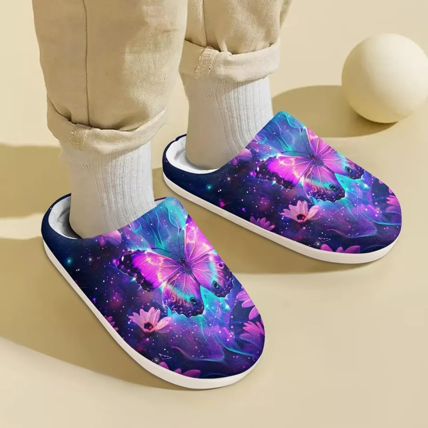 Cactus Slippers for Kids Girls Boys Slippers Soft Plush Slippers Slip-on Fuzzy House Slippers Indoor Outdoor