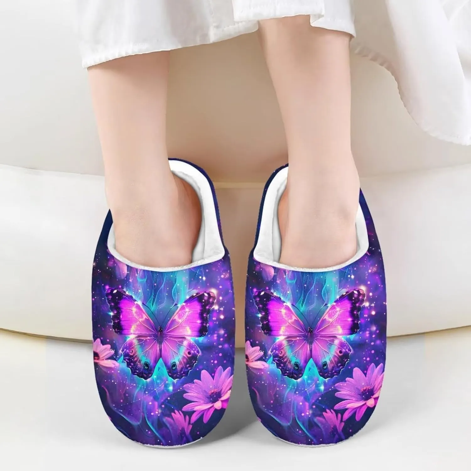 Cactus Slippers for Kids Girls Boys Slippers Soft Plush Slippers Slip-on Fuzzy House Slippers Indoor Outdoor