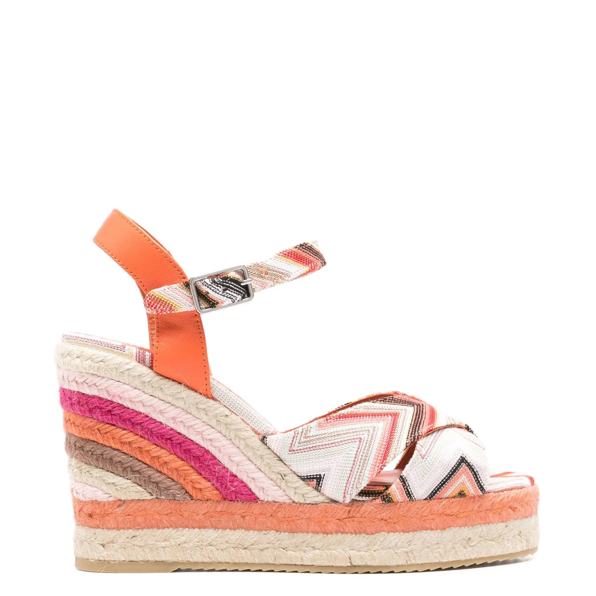 Carmen Espadrille Wedge, Wave Pink