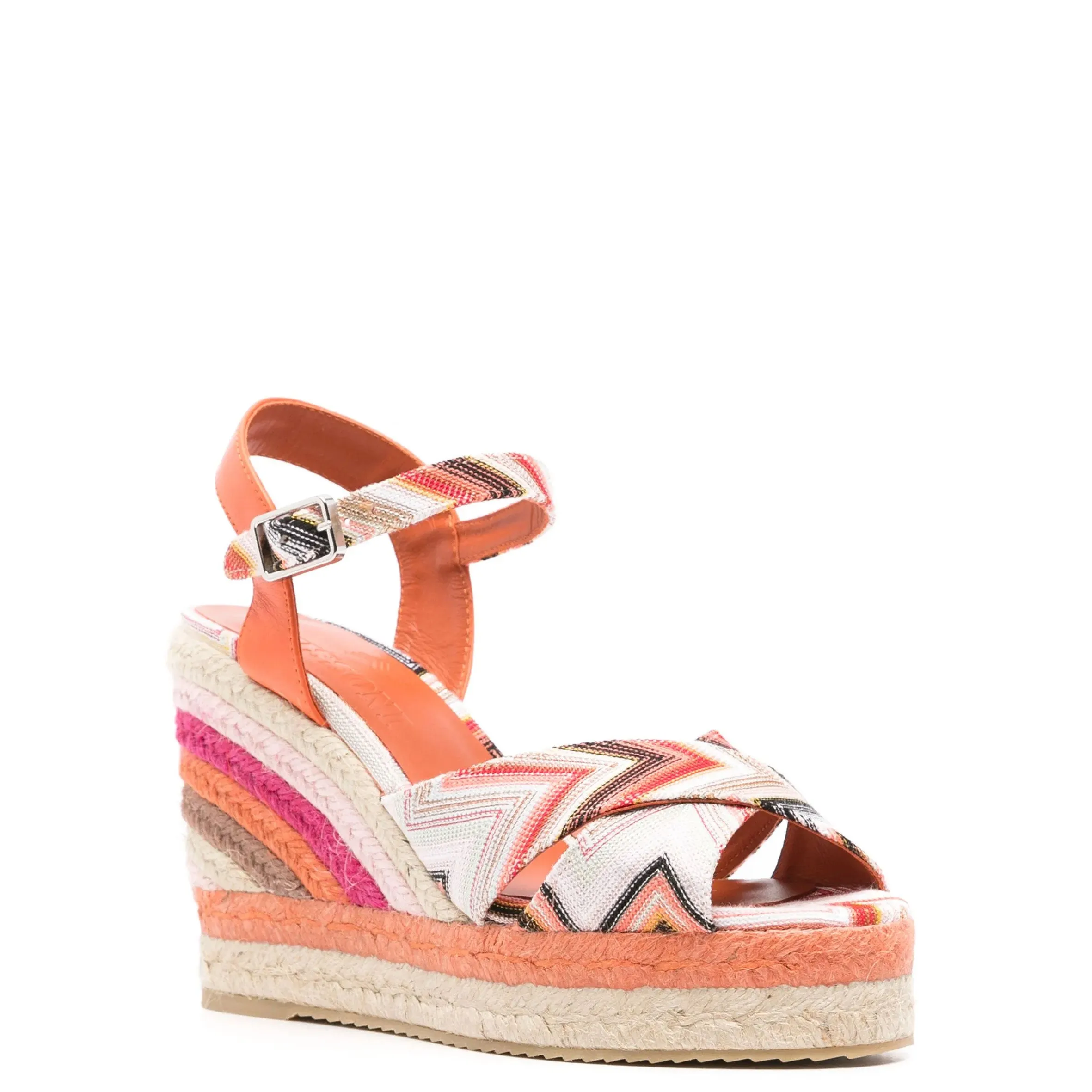 Carmen Espadrille Wedge, Wave Pink