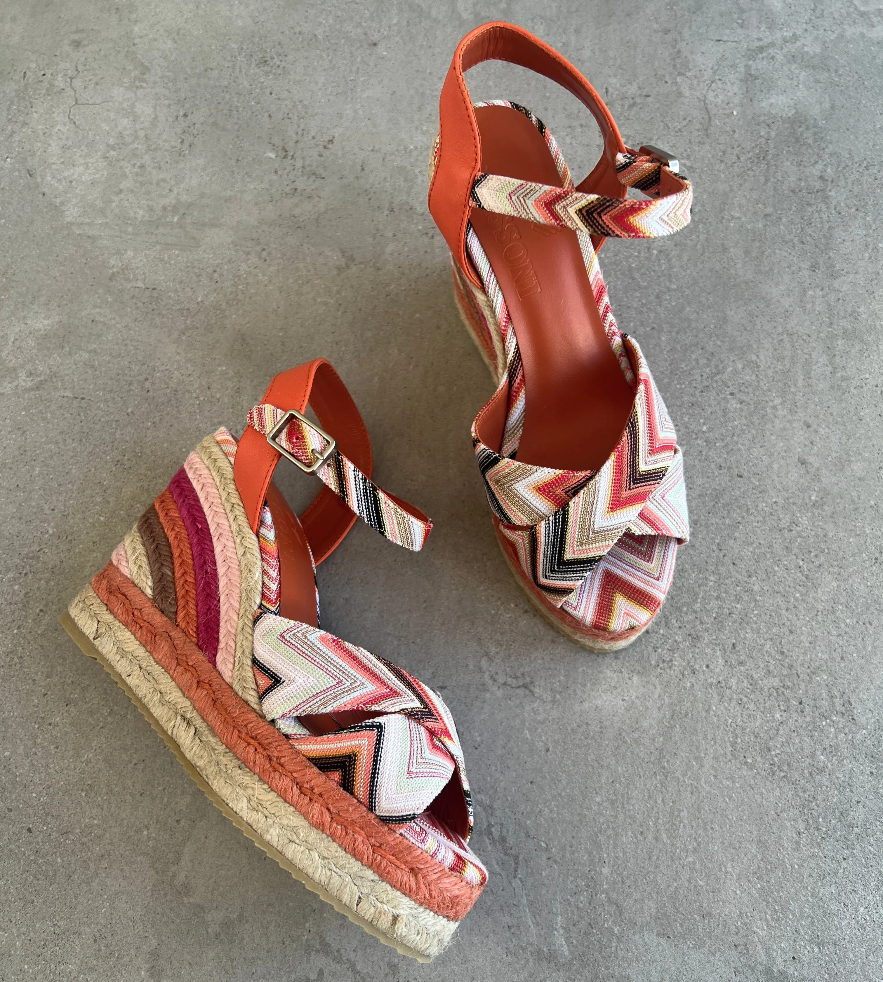Carmen Espadrille Wedge, Wave Pink
