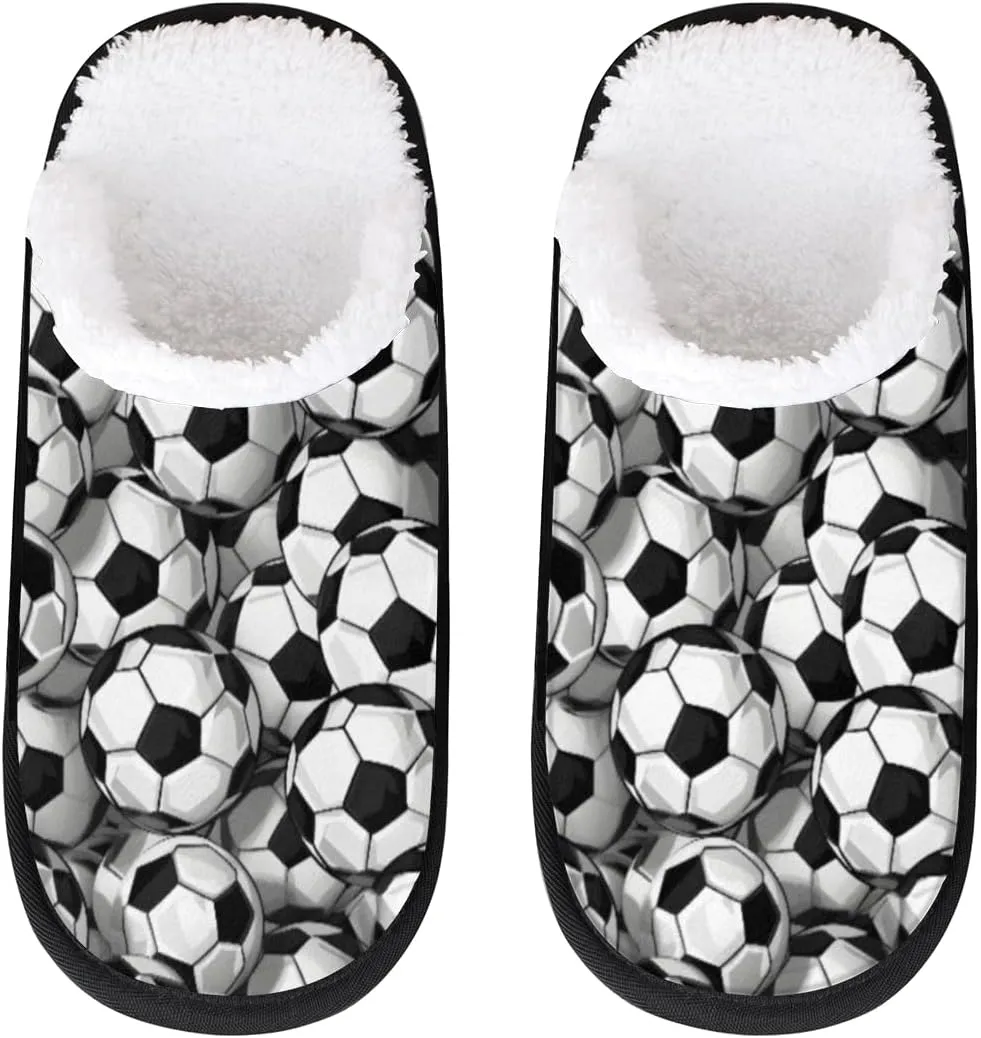 Cat Women's Indoor Bedroom Slippers Soft Fuzzy Slip On House Slippers for Winter Bedroom Outdoor