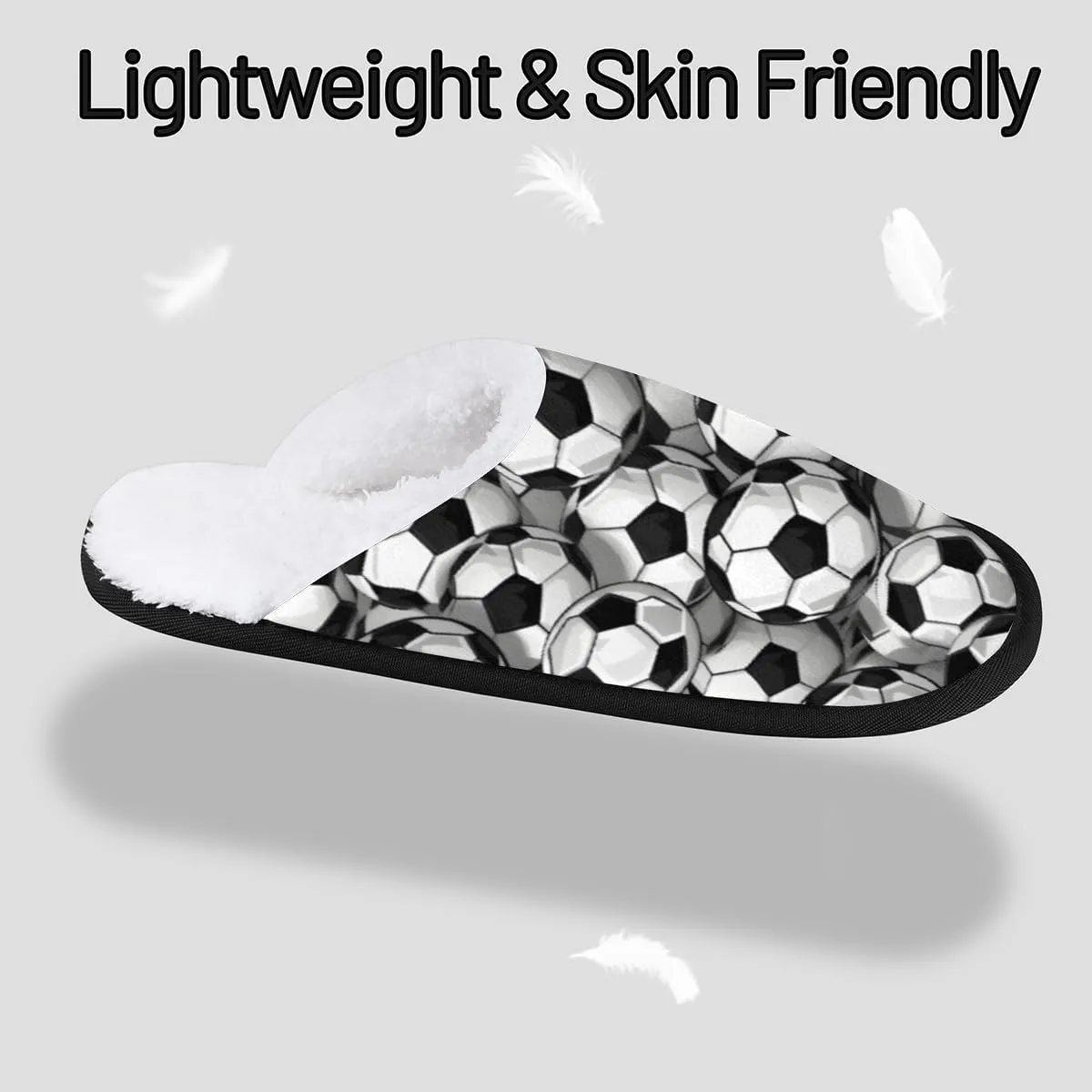 Cat Women's Indoor Bedroom Slippers Soft Fuzzy Slip On House Slippers for Winter Bedroom Outdoor