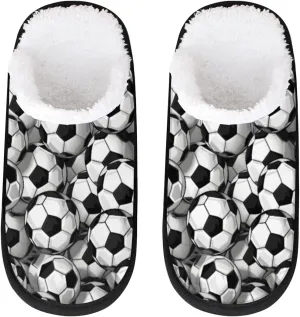 Cat Women's Indoor Bedroom Slippers Soft Fuzzy Slip On House Slippers for Winter Bedroom Outdoor