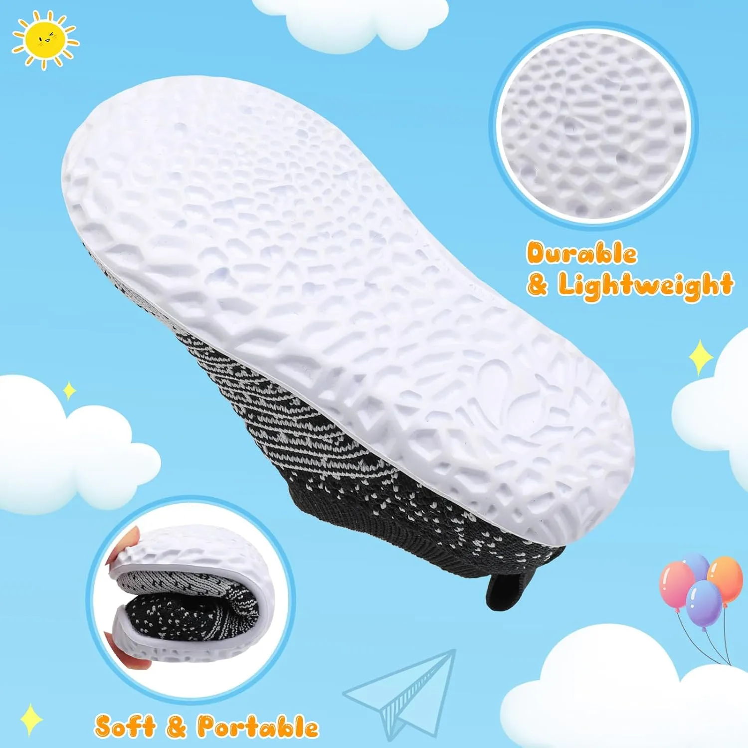 Centipede Demon Toddler Shoes for Boys Girls Baby Kids Slip on Walking Shoe Breathable Sock Shoes Lightweight Soft Sneakers