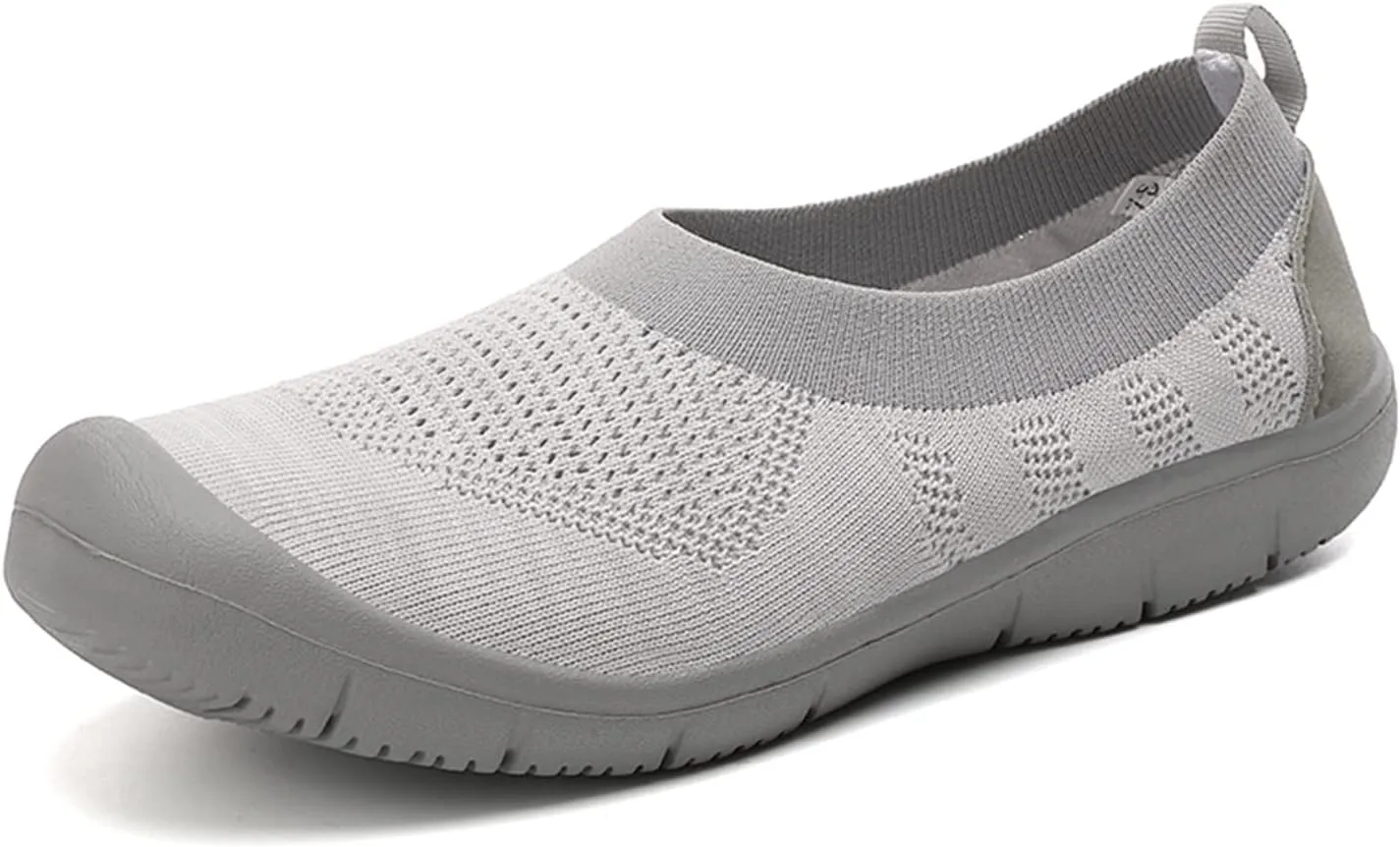 ChicWind Women's Easy Slip on Sock Shoes Round Toe Mesh Nurse Flat Sneakers Work Loafers
