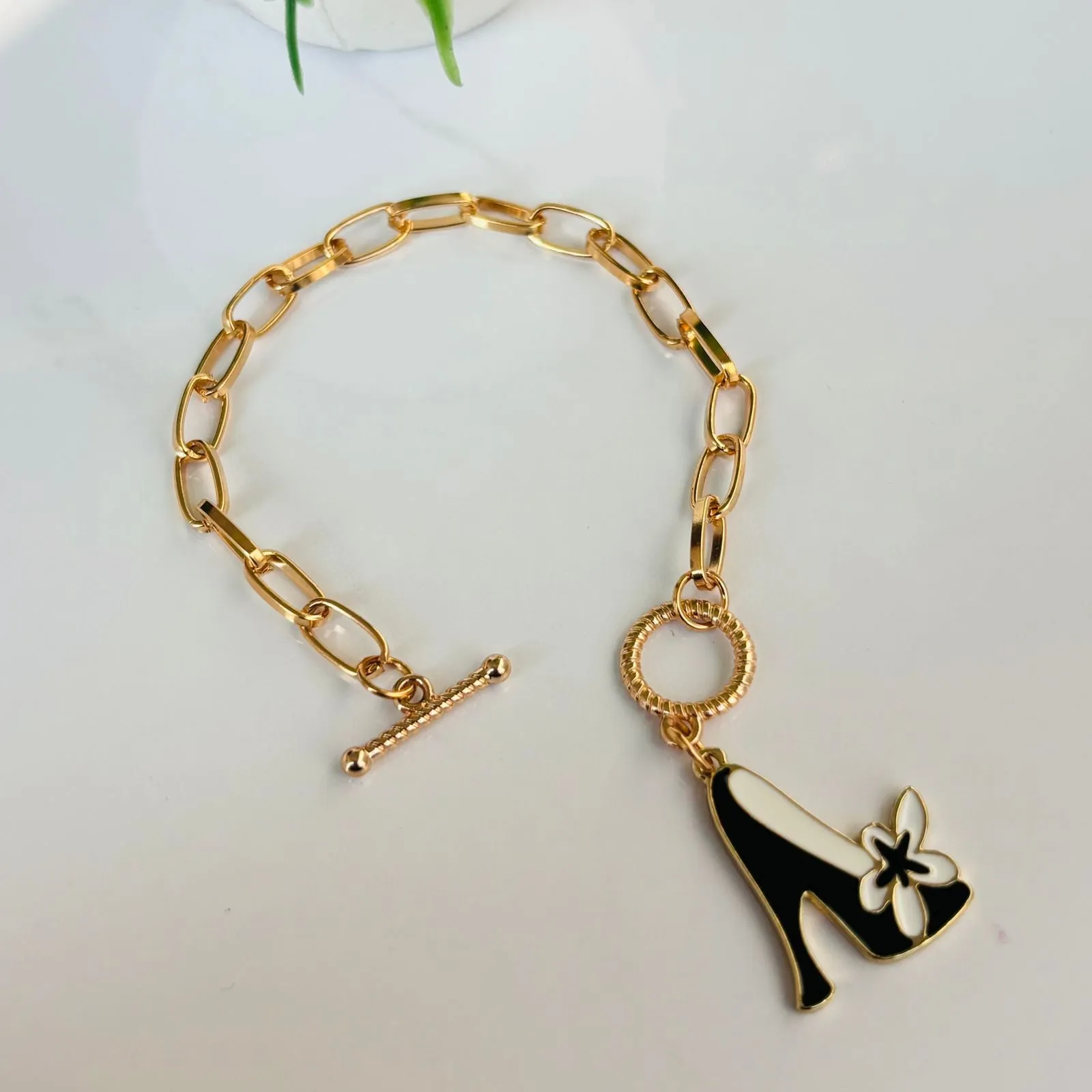 Cindrella Shoe Bracelet