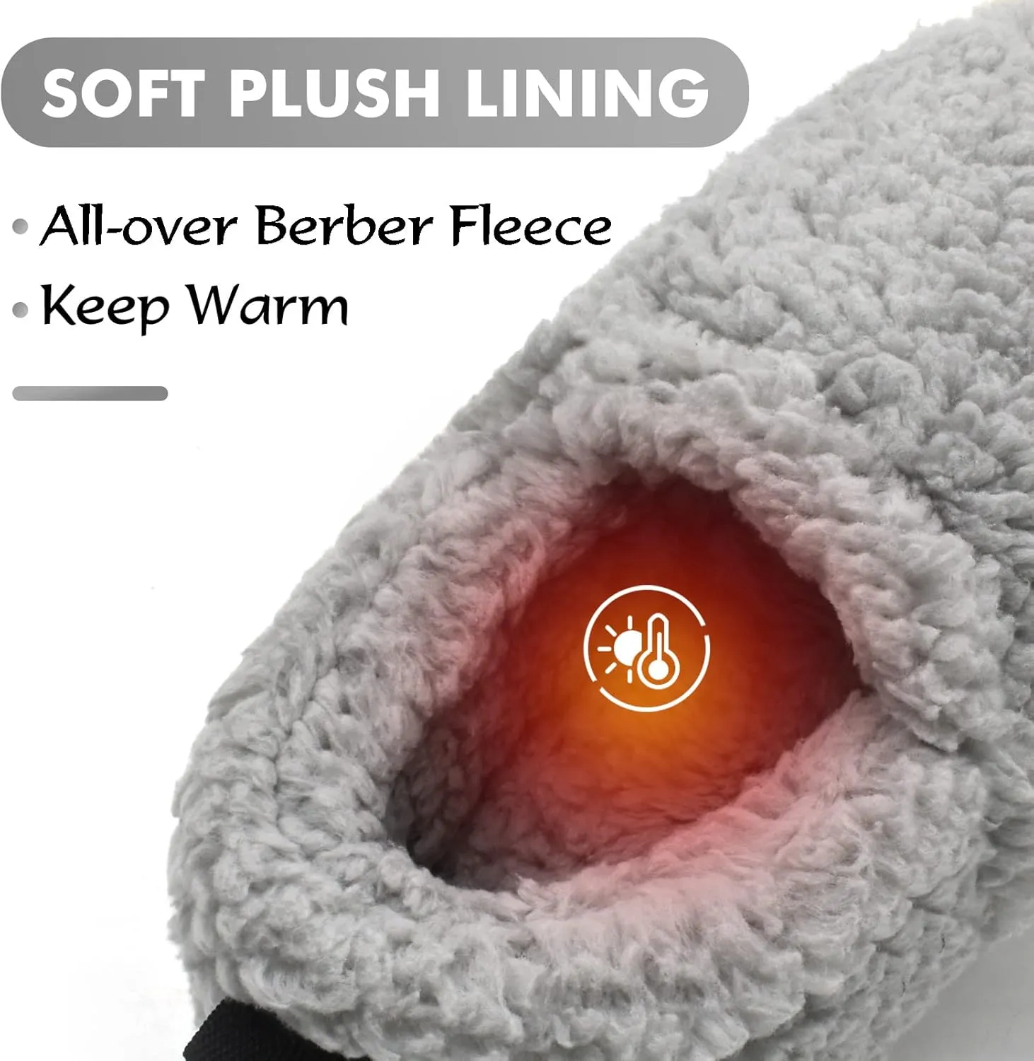 COFACE Womens Slippers Fuzzy Memory Foam Soft Plush Sherpa Fleece Lining Slippers For Women With Cozy Cushion Ladies Lightweight Warm Slippers