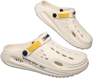 Comfortable Men's Slip-on Clogs with Soft Sole for Walking, Outdoor Activities, and Beach Sandals