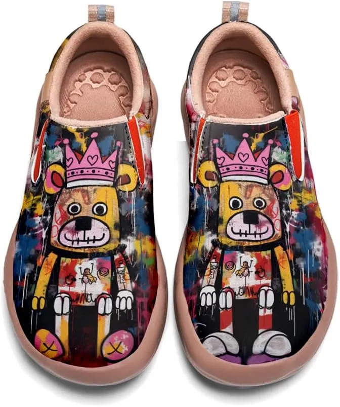 Comfortable Travel Shoes for Mens Loafers Slip-on Shoes Graffiti Art Painted Casual Walking Lightweight Sneakers