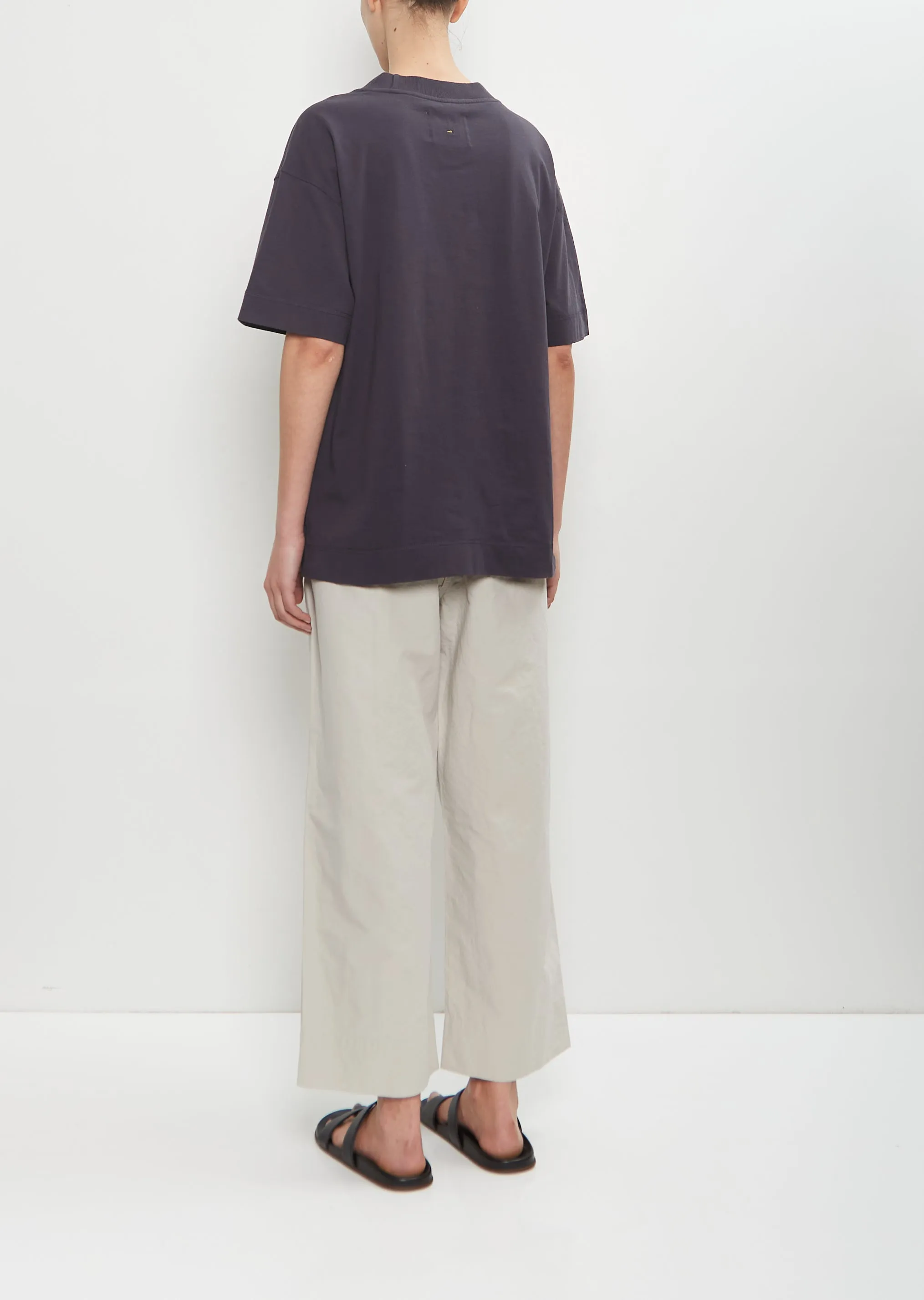 Cotton Relaxed T-Shirt — Ink