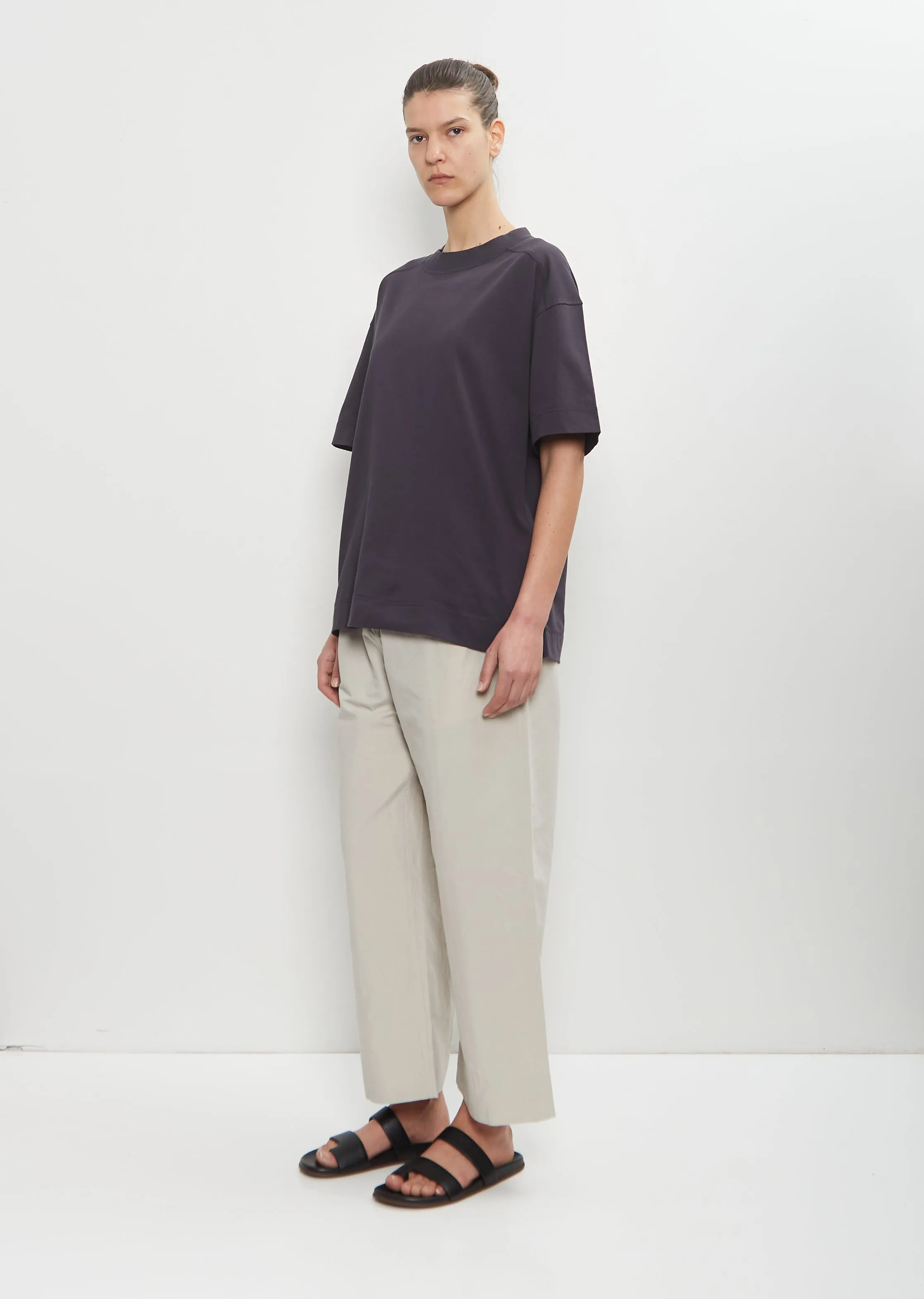 Cotton Relaxed T-Shirt — Ink
