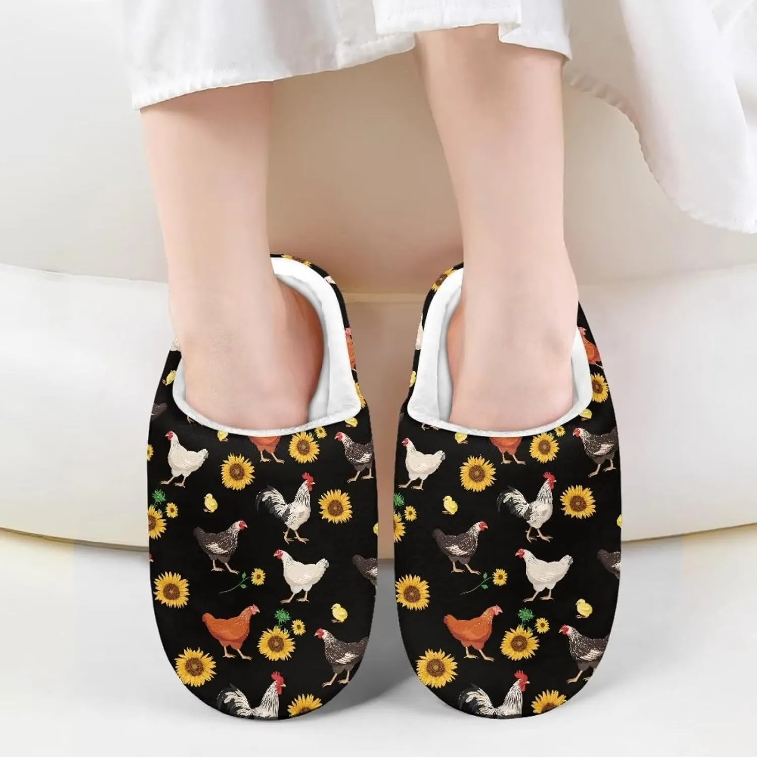 Cozy House Slippers Toddler Shoes Plush Slip-on Personalized Home Bedroom Cute Indoor Sleepers