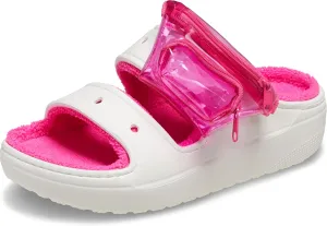 Crocs Unisex-Adult Classic Cozzzy Towel Sandals | Fuzzy Slippers Slide