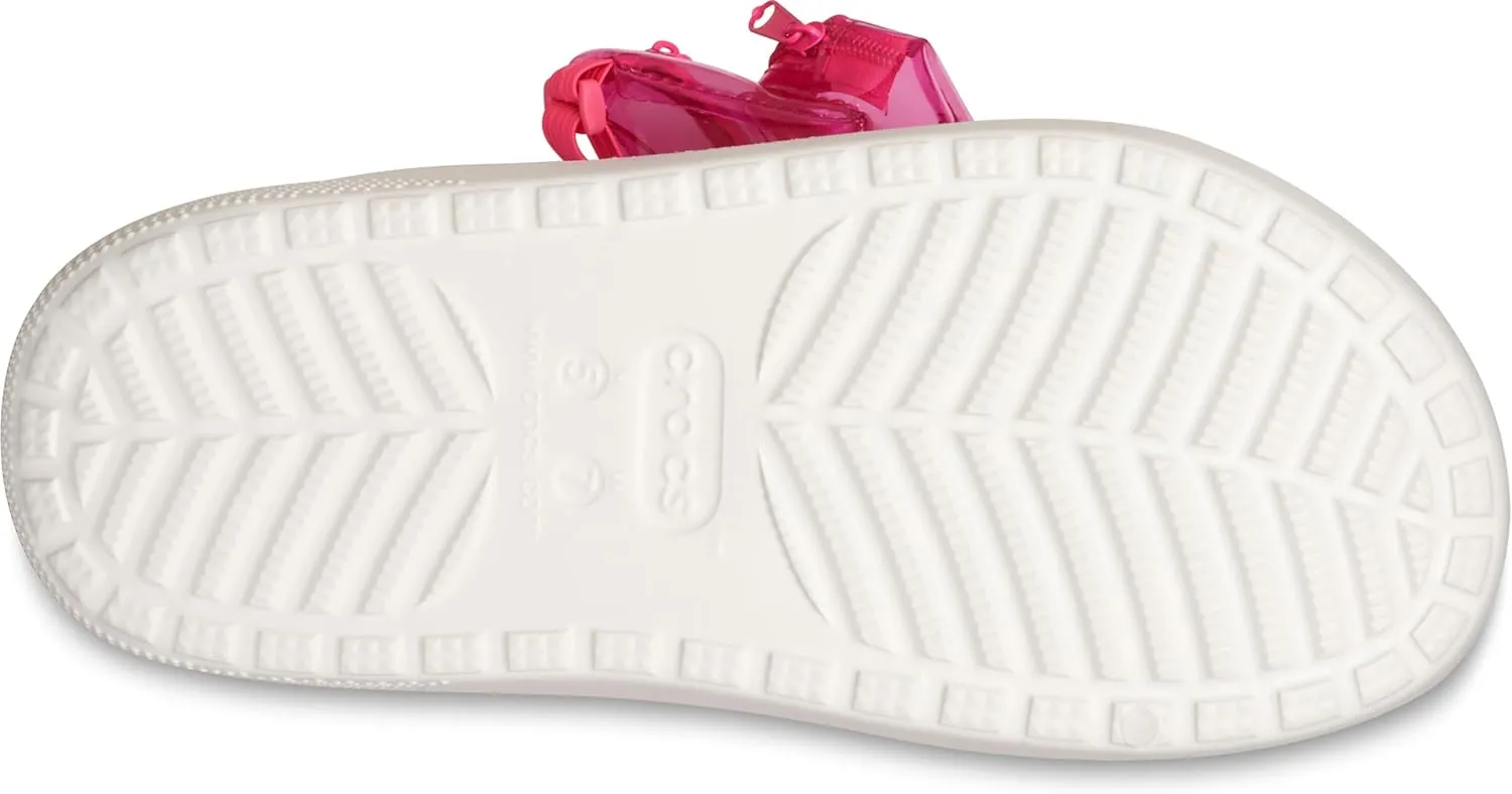 Crocs Unisex-Adult Classic Cozzzy Towel Sandals | Fuzzy Slippers Slide