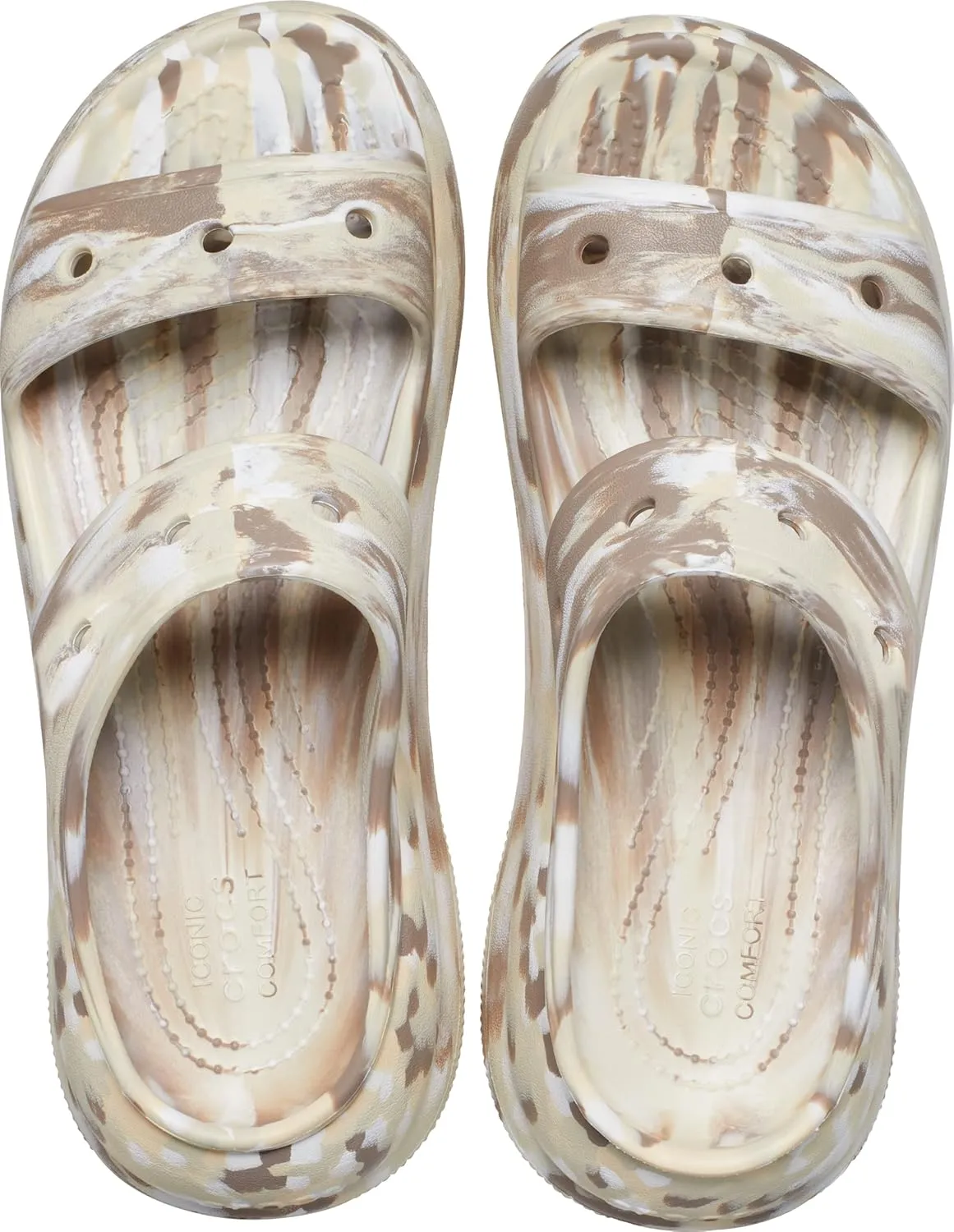 Crocs Unisex-Adult Crush Marbled Sandal