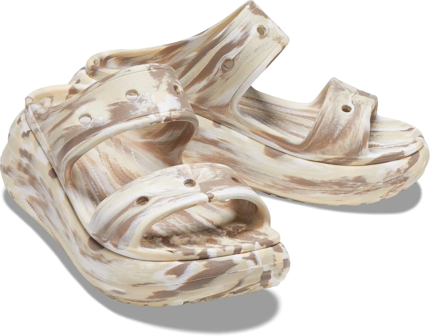 Crocs Unisex-Adult Crush Marbled Sandal