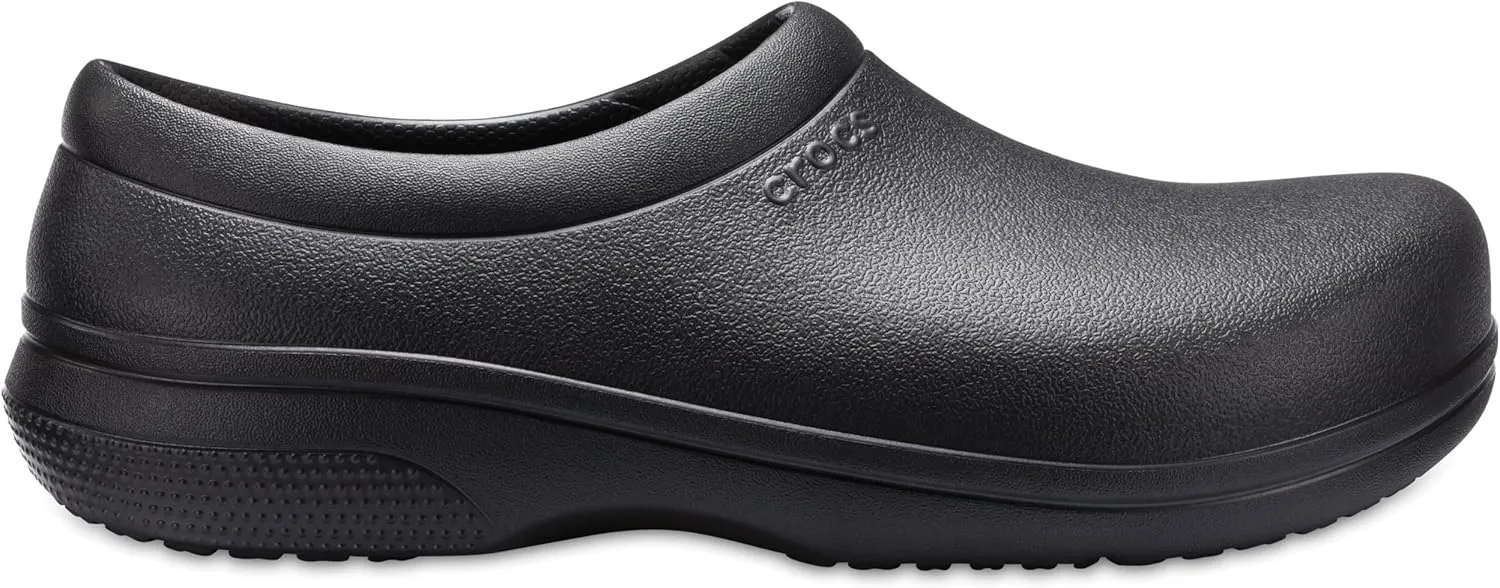 Crocs Unisex-Adult On The Clock Clogs, Slip Resistant Shoes