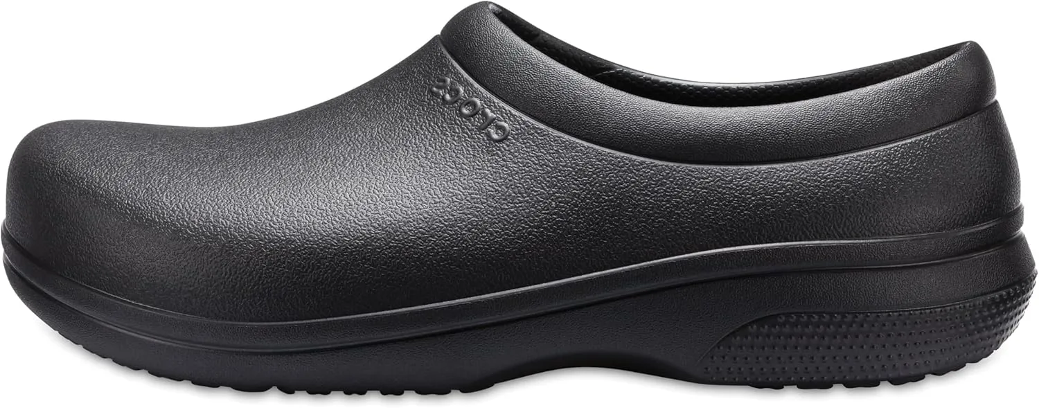 Crocs Unisex-Adult On The Clock Clogs, Slip Resistant Shoes