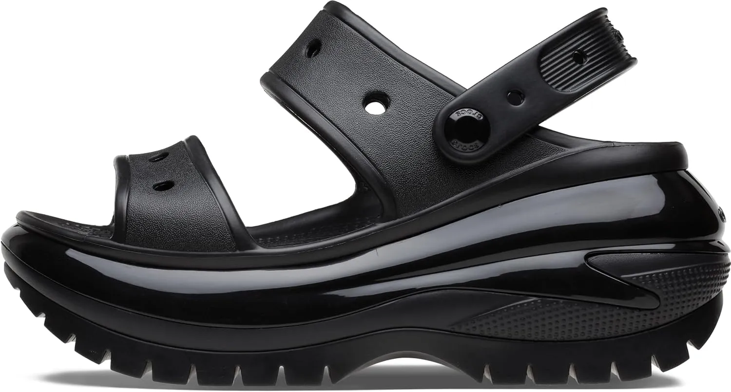 Crocs Unisex Classic Mega Crush Platform Sandals Wedge