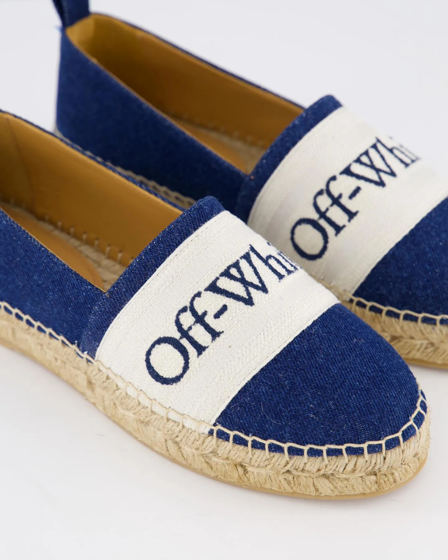 Dames Bookish Espadrille Blauw/Wit