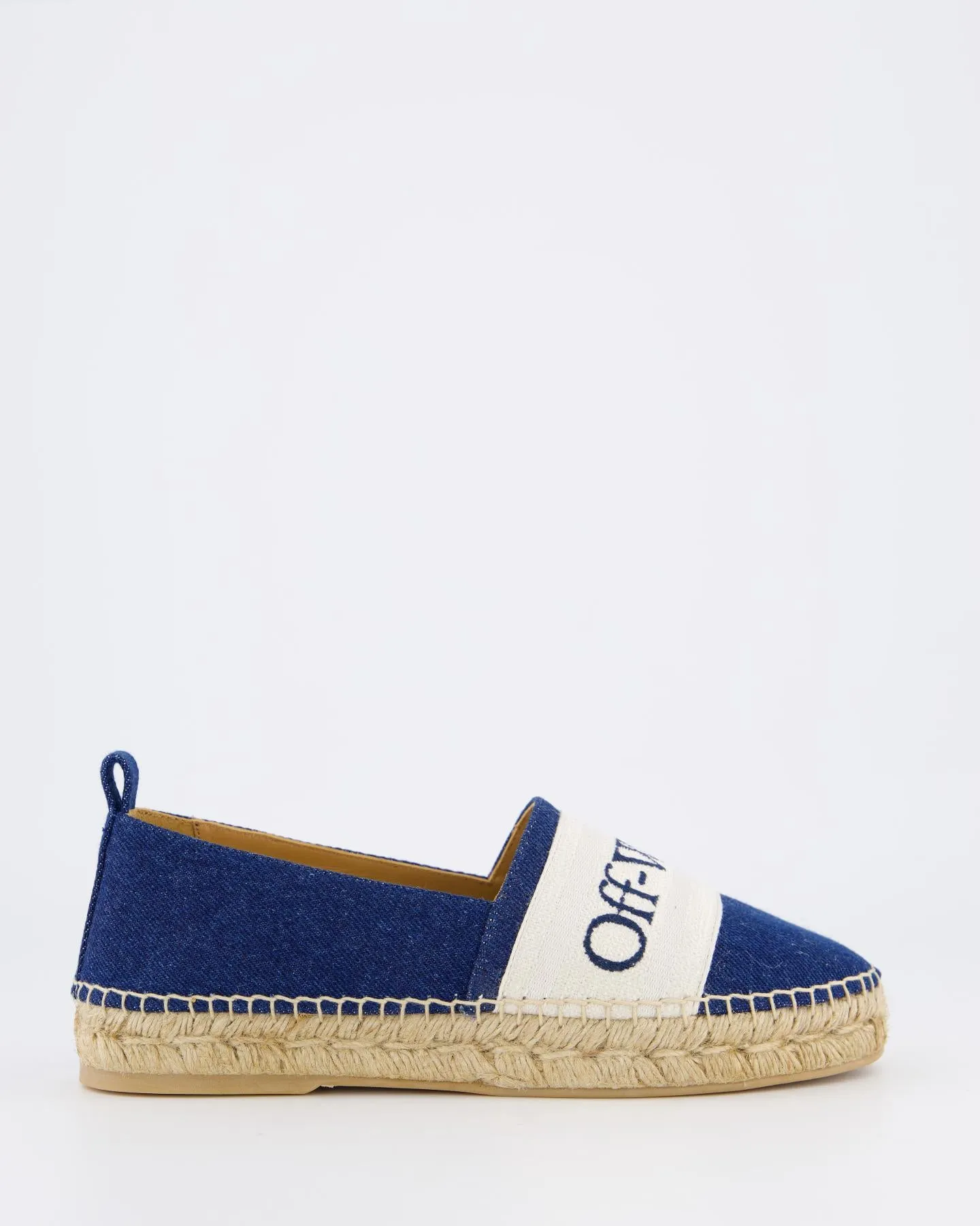 Dames Bookish Espadrille Blauw/Wit