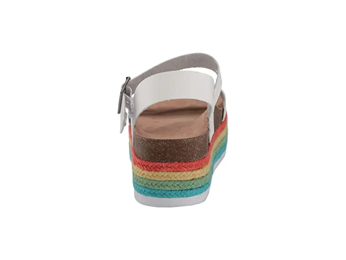 Dirty Chinese Espadrille Multi Laundry Palms Laundry White by Sandals Rich collection Open Wedge Quick dispatch
