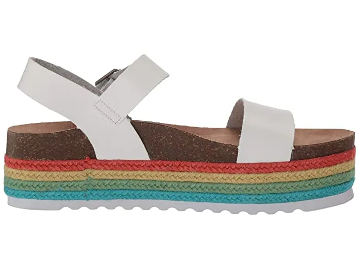 Dirty Chinese Espadrille Multi Laundry Palms Laundry White by Sandals Rich collection Open Wedge Quick dispatch